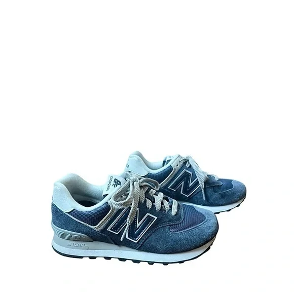 New Balance 574 Core Navy Blue Sneakers‎ Size 6